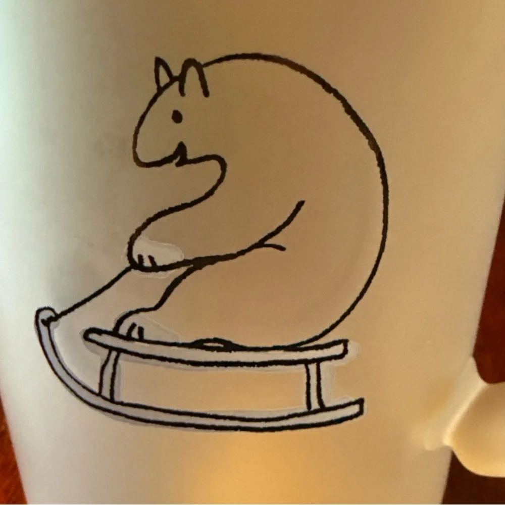 Vintage Designs by Dartington Christmas Pitcher Frosted Glass Winter Friends